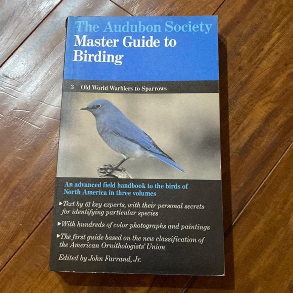 Audubon Society Master Guide to Birding Vol 3 Old World Warblers Sparrows